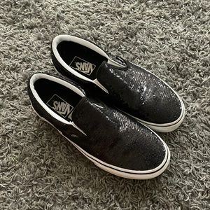 Worn once black sequins